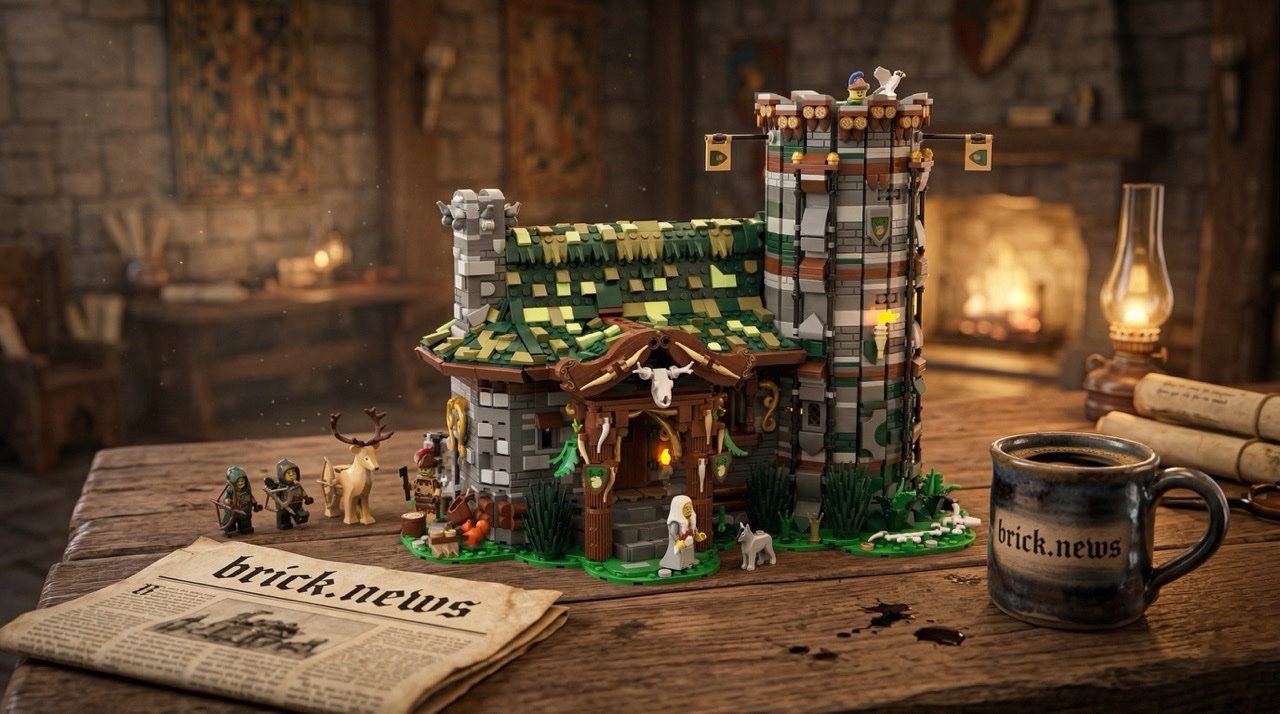 Hunter's Hut: o castelo medieval com 3.790 peças que conquistou o LEGO® Ideas