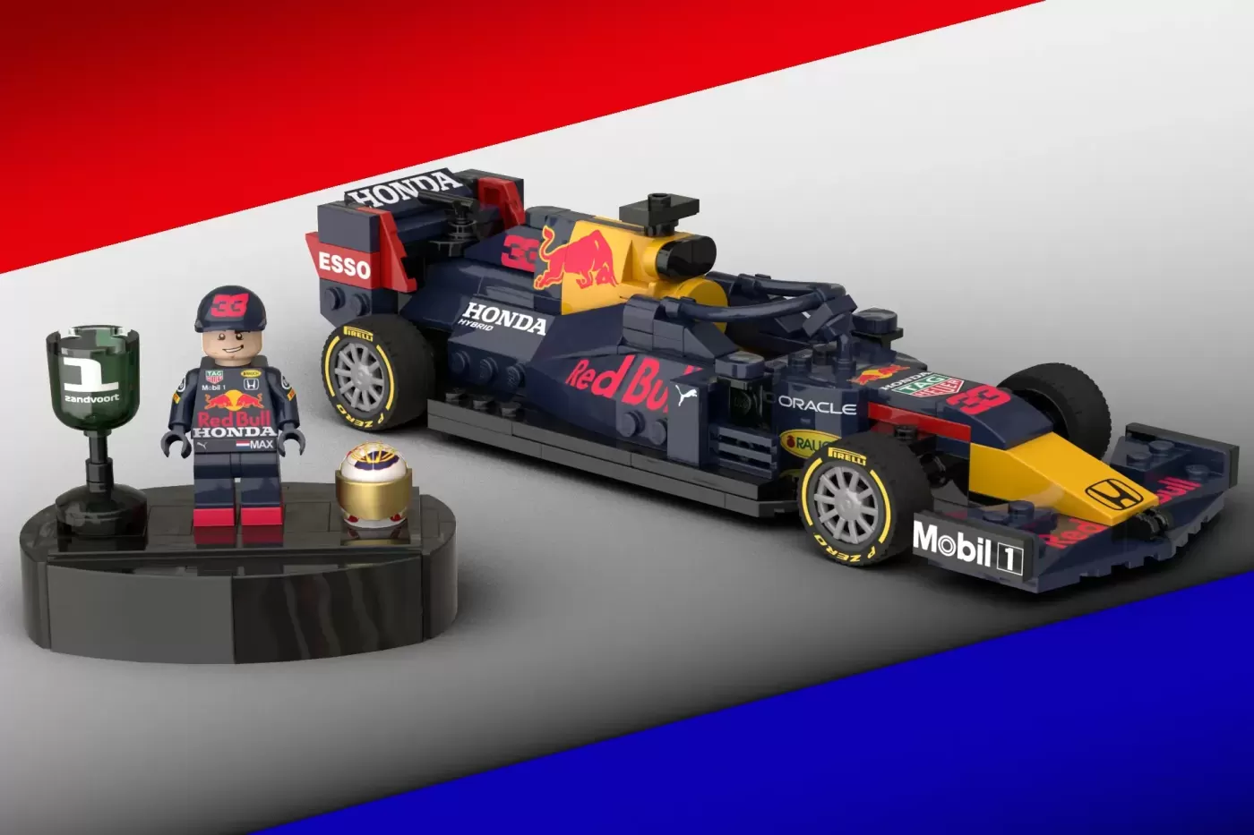 MrB's Red Bull RB18 Attracts 10,000 Supporters on LEGO Ideas
