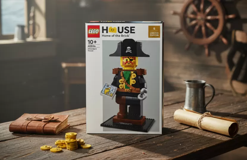 LEGO® 40504 A Minifigure Tribute: Celebrating 45 Years of Iconic Minifigures with Captain Redbeard