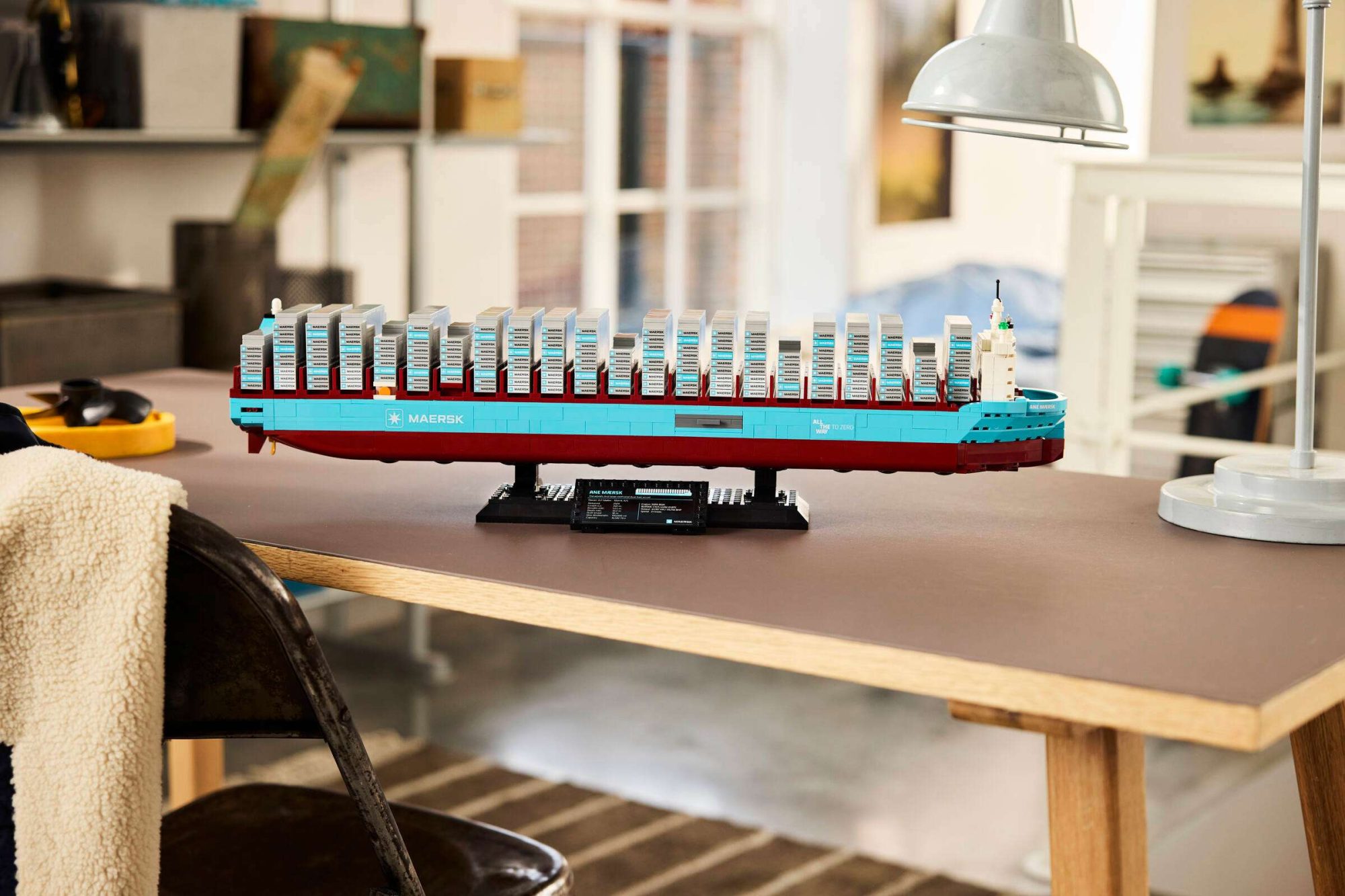 LEGO® Maersk regressa em 2026 - o Ane Maersk movido a metanol verde chega em tijolos