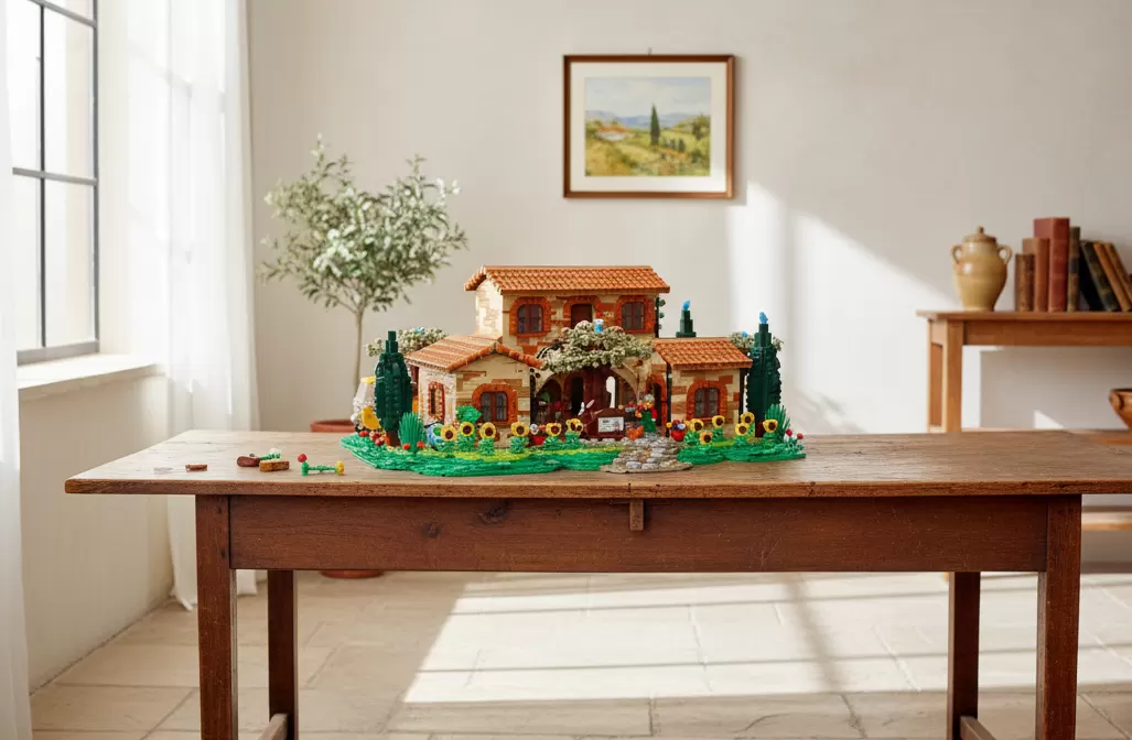 B&B L'Ulivo: a casa de campo toscana em LEGO com mais de 2900 peças