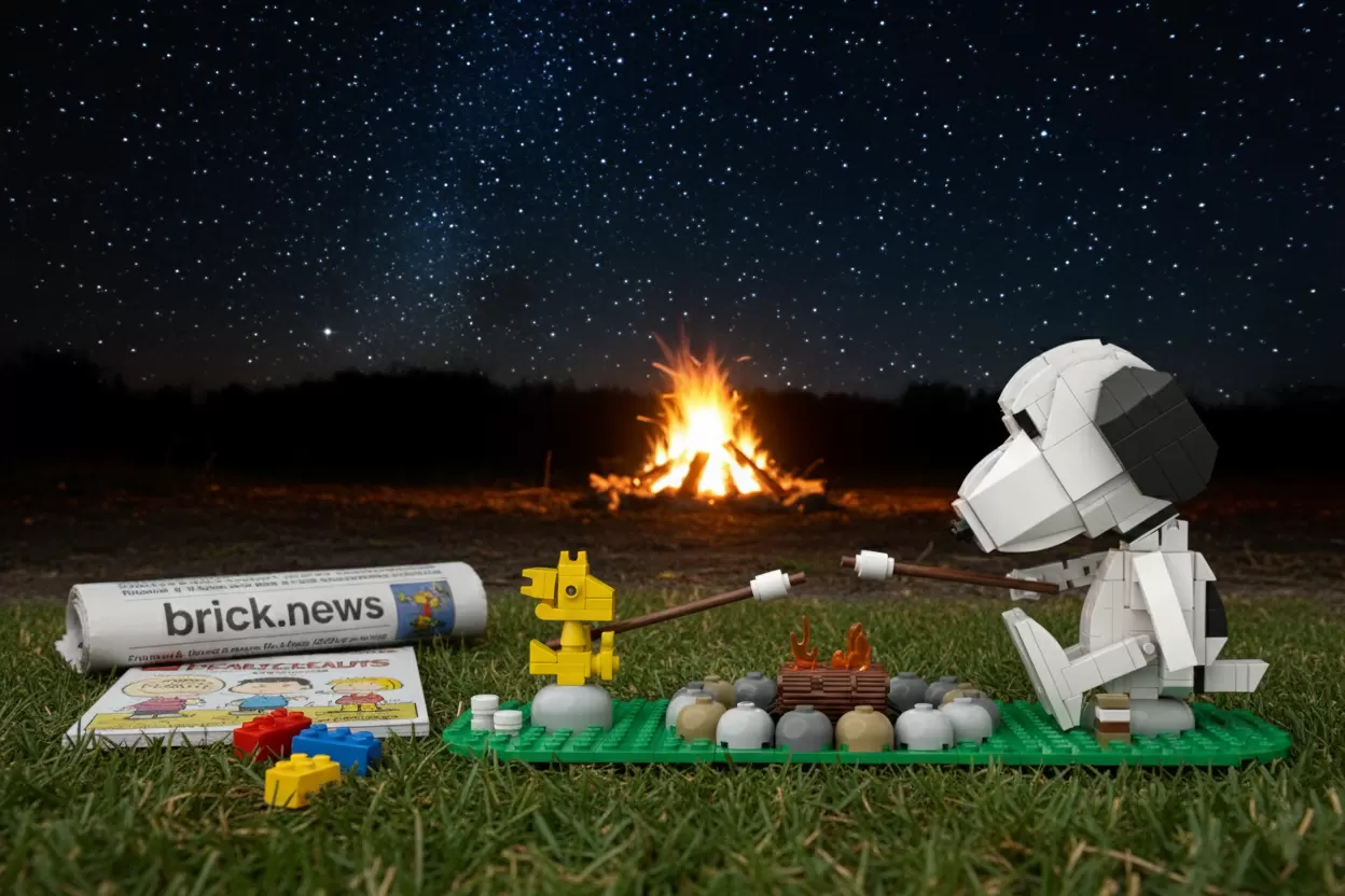 Snoopy Campfire: o novo set LEGO® Ideas que celebra os 75 anos do beagle mais famoso