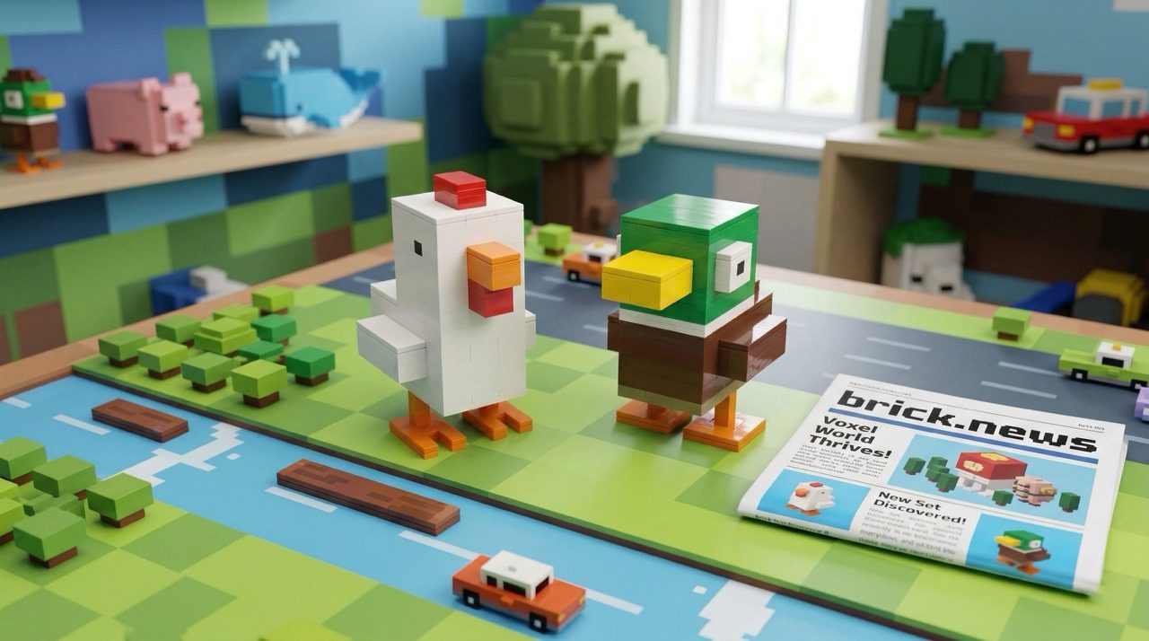 LEGO® Ideas Crossy Road Project Brings Pixel Perfect Gaming to Bricks