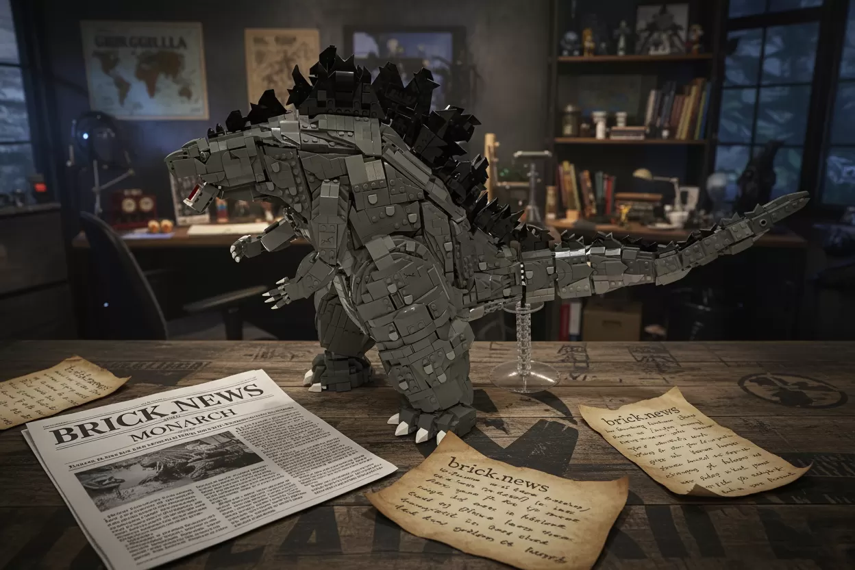 LEGO® Godzilla é aprovado no LEGO Ideas: o Rei dos Monstros pisa a história da marca