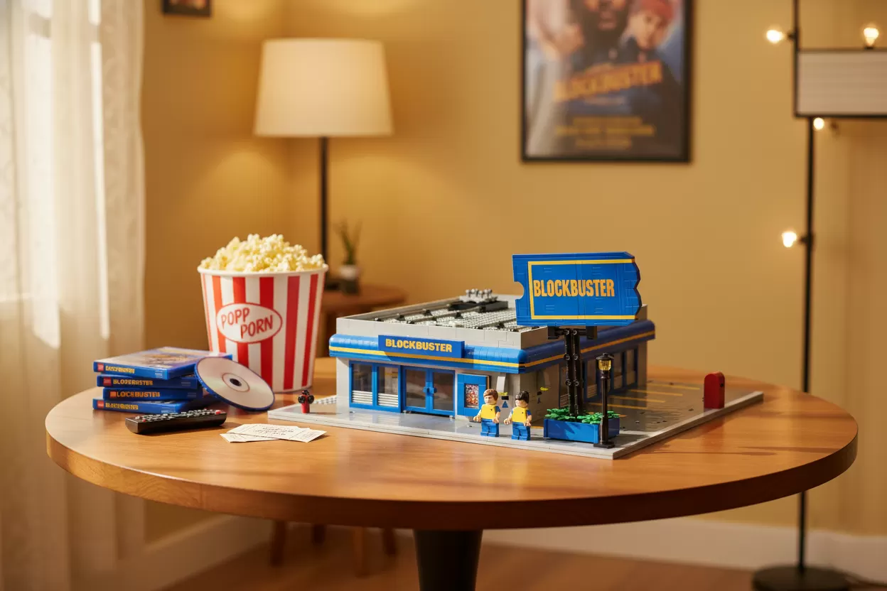 LEGO® Blockbuster: a nostalgia da videoteca em versão modular