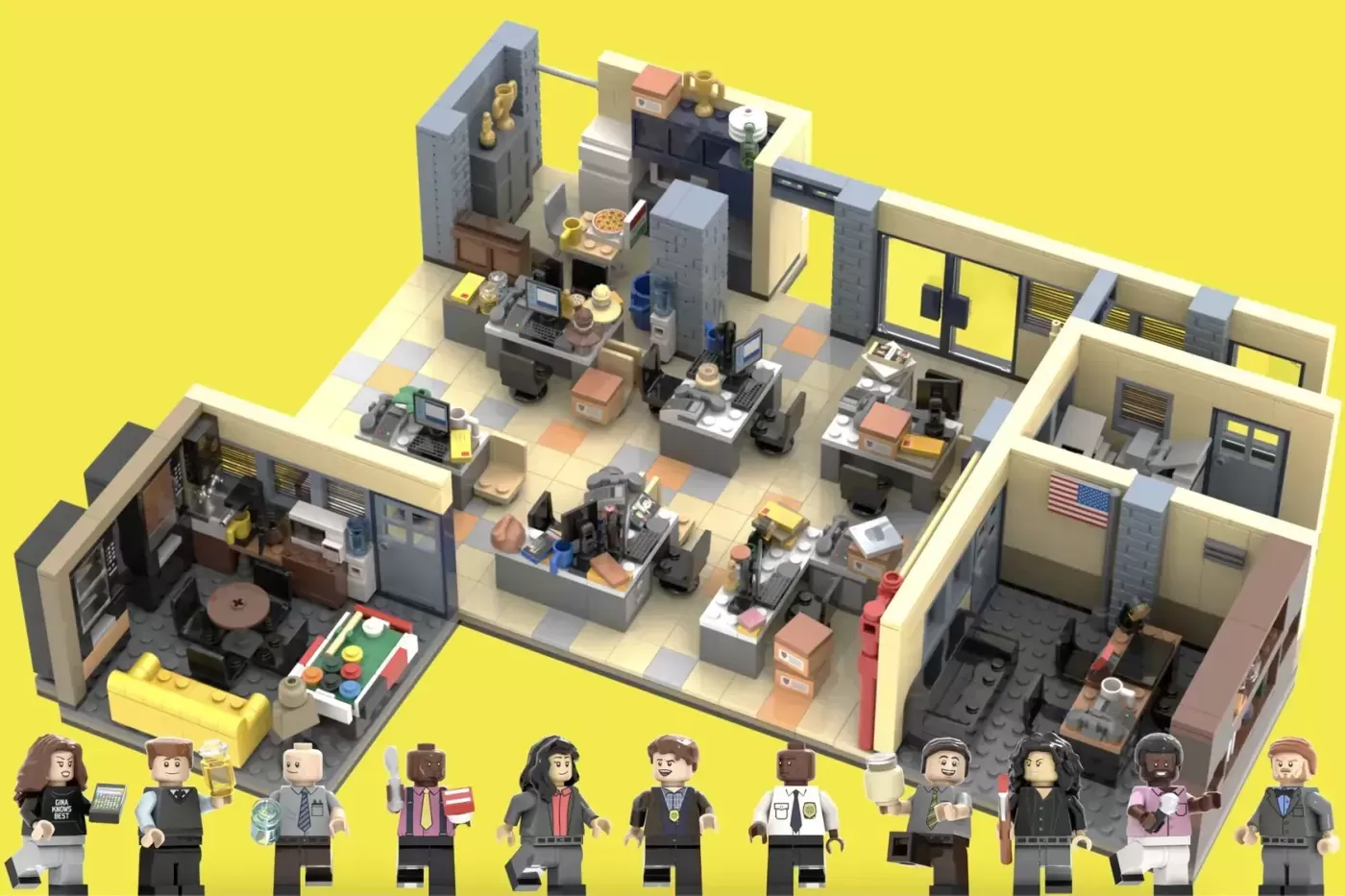 The Brooklyn Nine-Nine show is set to be an amazing LEGO Ideas set