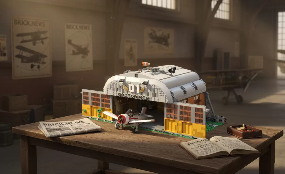 LEGO® Old Flying Club & Hangar Takes Off with 10K Votes