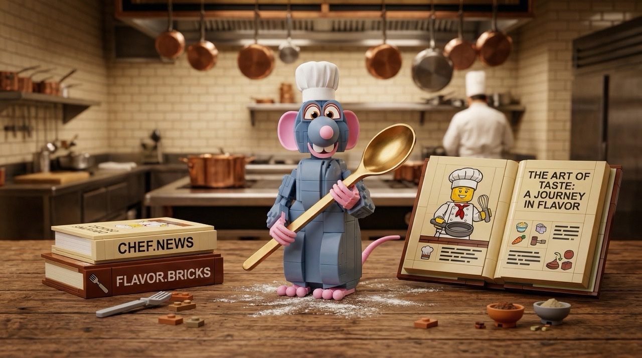 LEGO® Ideas Remy the Little Chef: o chef mais famoso de Ratatouille em mais de 400 peças