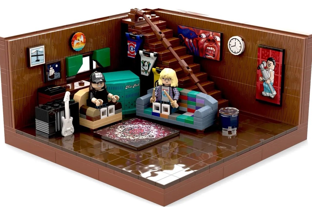 LEGO® Ideas Wayne's World Basement Studio Set Brings '90s Nostalgia to Life ,  brick.news