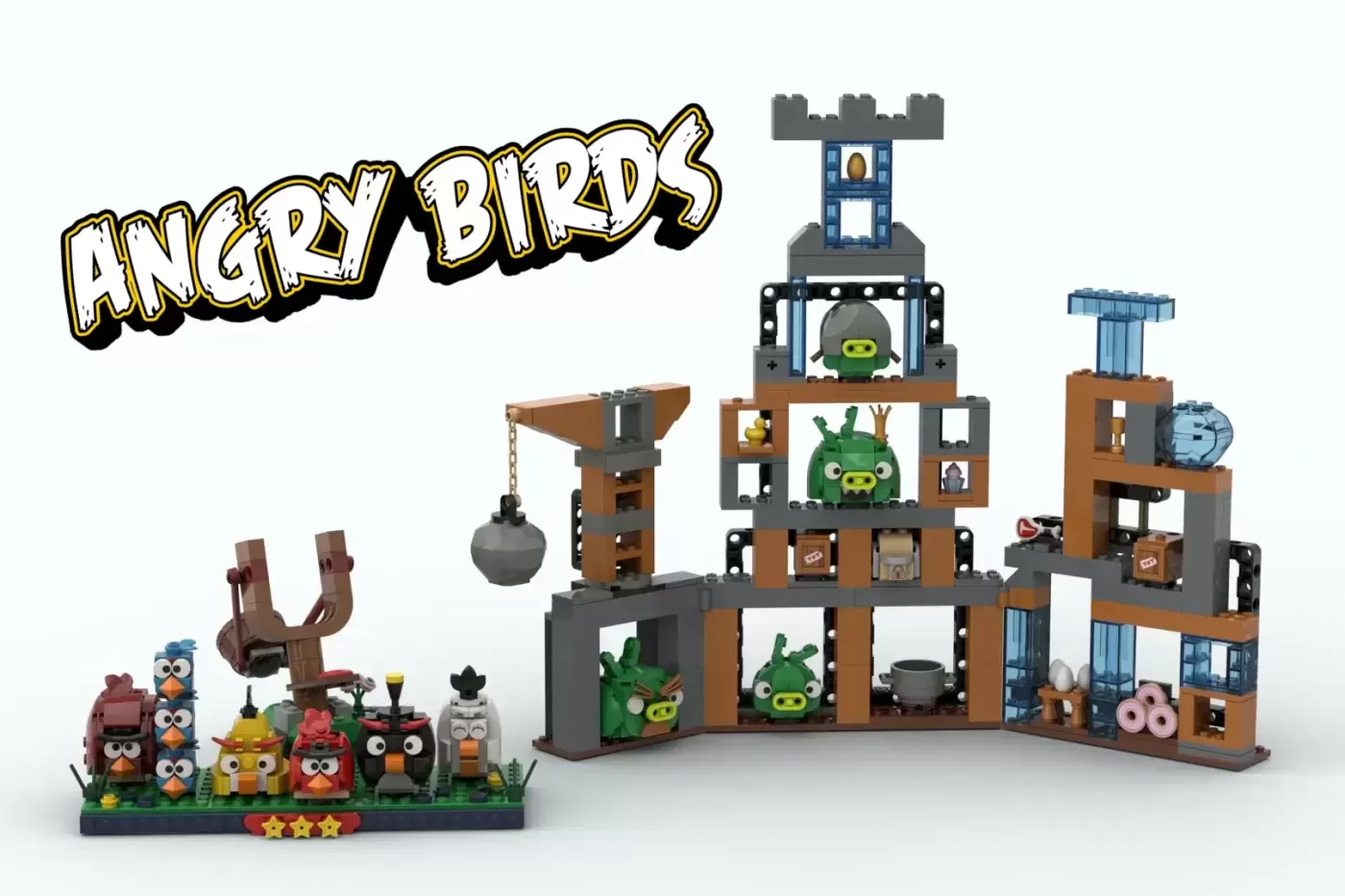 Angry Birds Chegam aos LEGO® Ideas - Ação de Fisga Encontra Construção em Peças