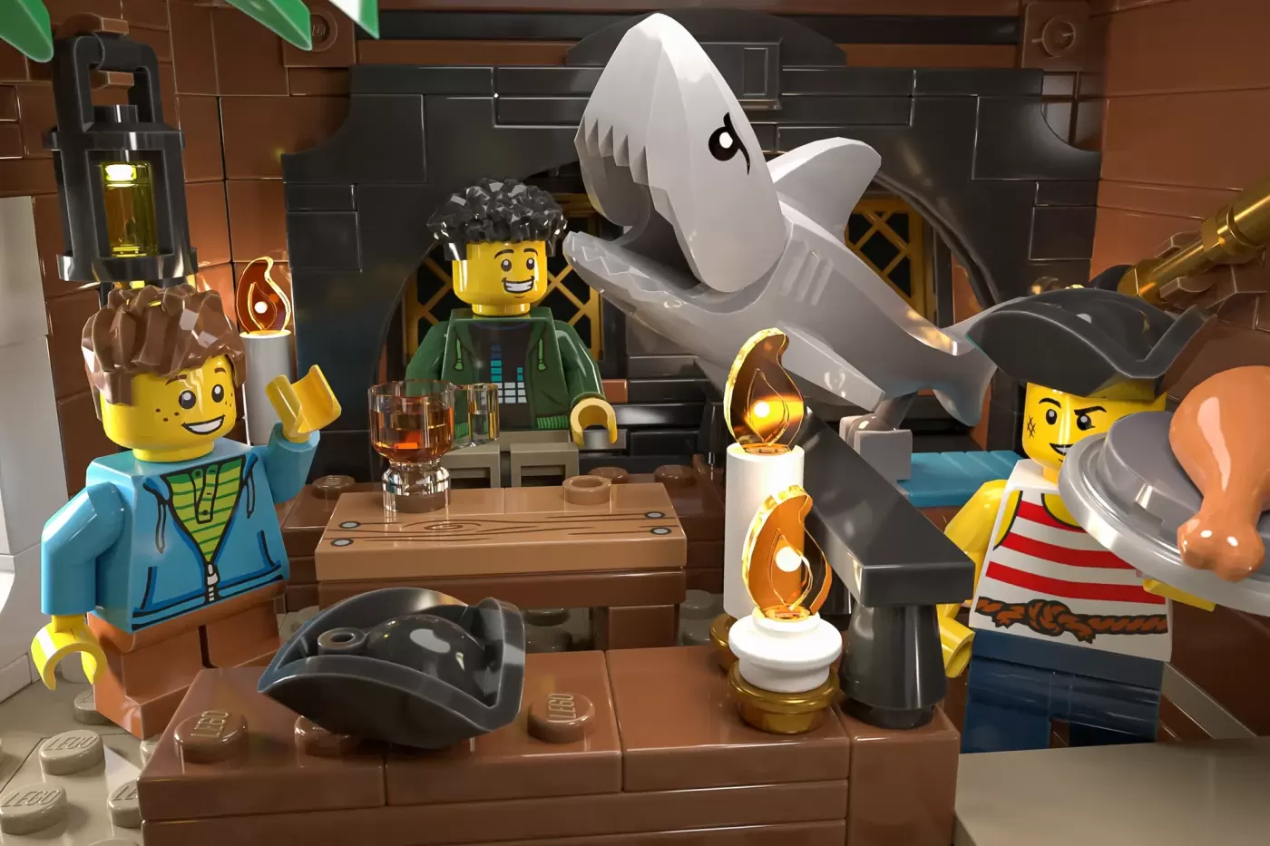 Ahoy Matey! LEGO® Ideas Pirate Restaurant Hits 10,000 Supporters (10000) — detail view