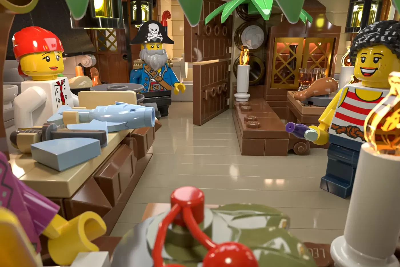 Ahoy Matey! LEGO® Ideas Pirate Restaurant Hits 10,000 Supporters (10000) — close-up