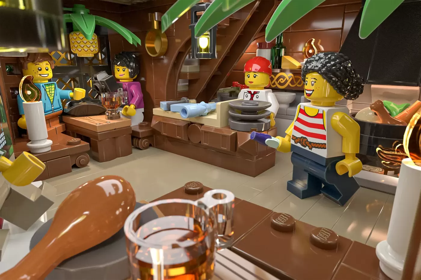 Ahoy Matey! LEGO® Ideas Pirate Restaurant Hits 10,000 Supporters (10000) — detail view