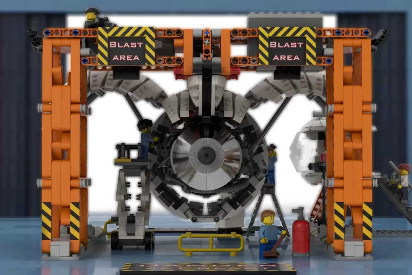 Aircraft Engine Workshop Reaches 10K on LEGO® Ideas with Working Turbofan at Minifigure Scale , aircraft engine workshop r…