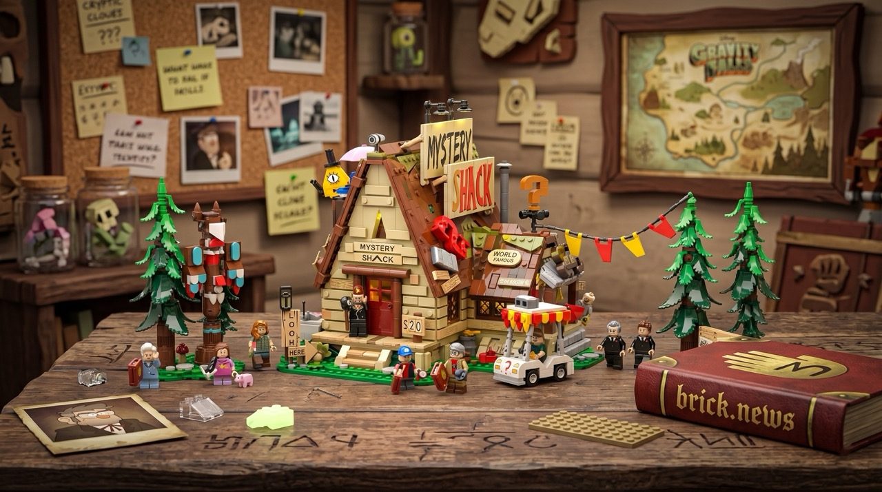 Gravity Falls Mystery Shack - O Projeto LEGO® Ideas Que Chegou aos 10.000 Apoiantes