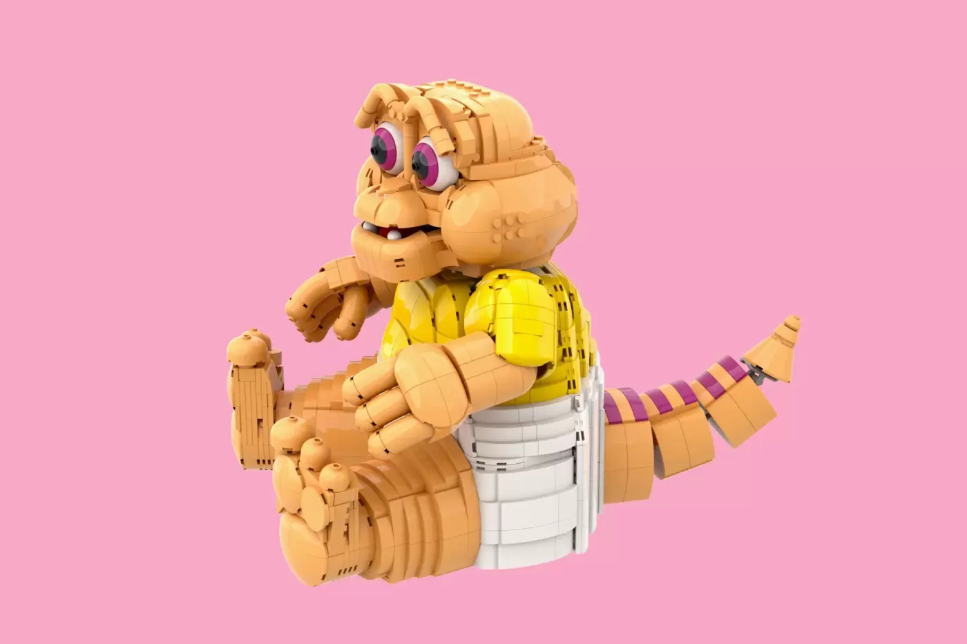 Baby Sinclair from Dinosaurs Gets Adorable LEGO® Ideas Treatment — contents