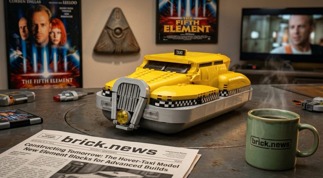 Táxi voador de The Fifth Element passa a votação no LEGO® Ideas