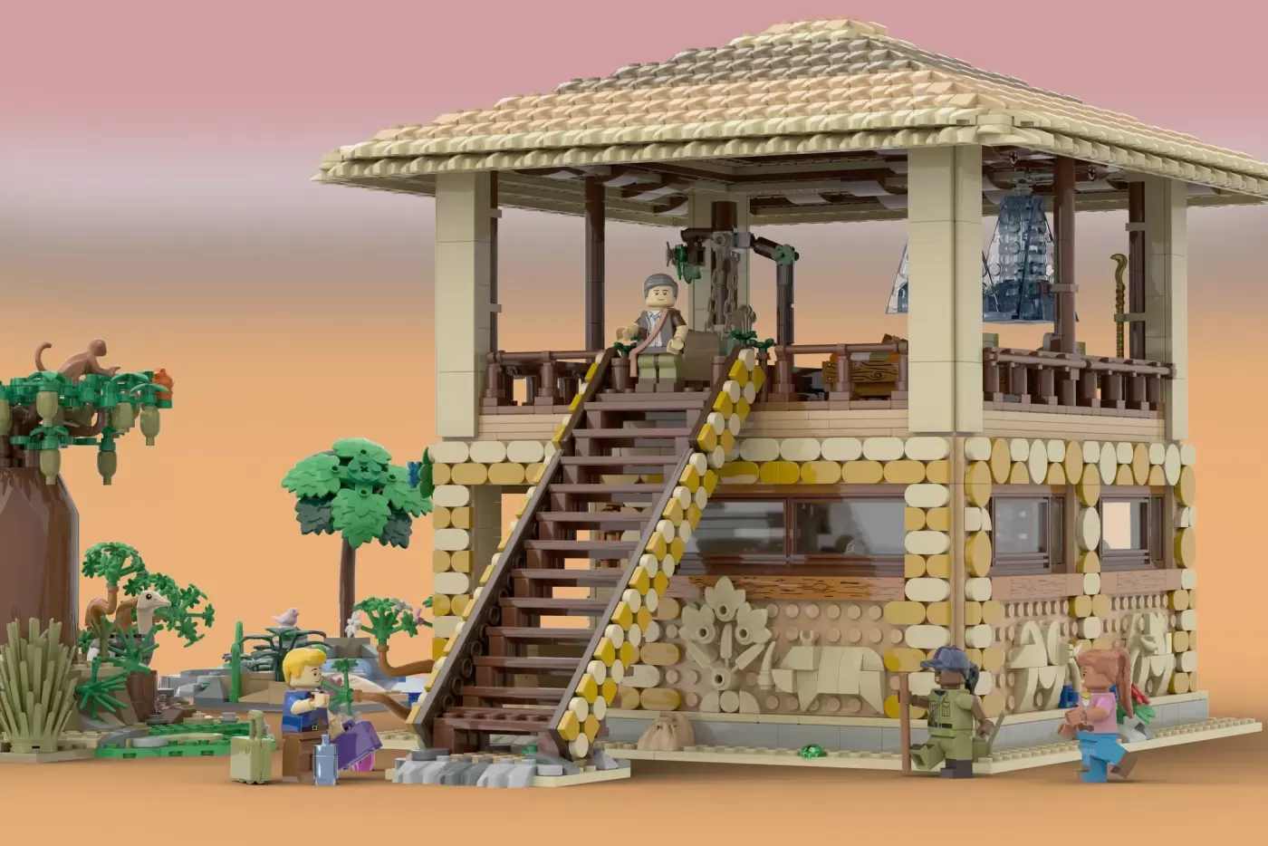 Build Your Own African Adventure with the LEGO® Ideas Safari Lodge — brick.news