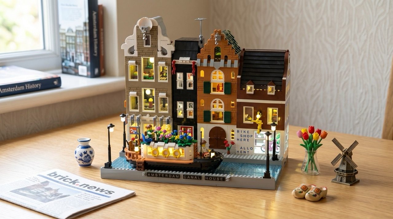 Amsterdam Canal Houses da LEGO® Ideas Aprovado: Deviam os Modulares Ir de País em País?