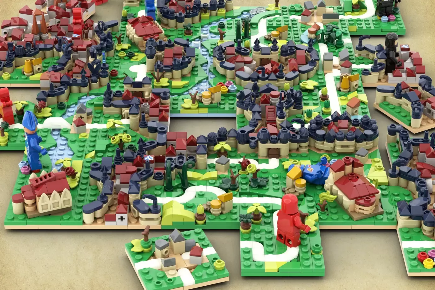 Carcassonne LEGO® Ideas - Medieval Tile Game Meets Brick-Built Brilliance — carcassonne legor ideas medieval tile game mee…