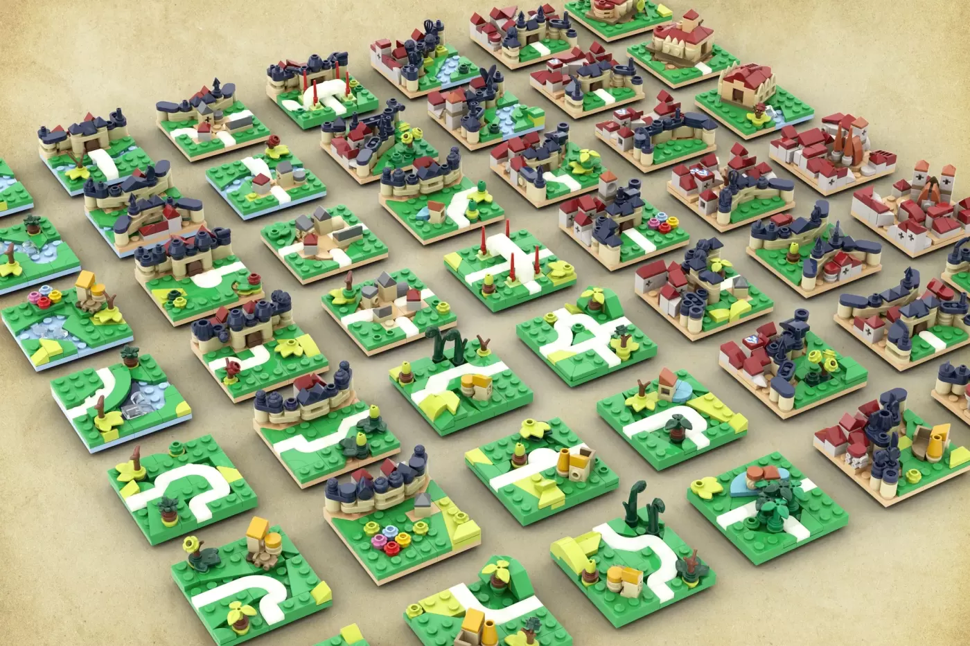 Carcassonne LEGO® Ideas - Medieval Tile Game Meets Brick-Built Brilliance — carcassonne legor ideas medieval tile game mee…