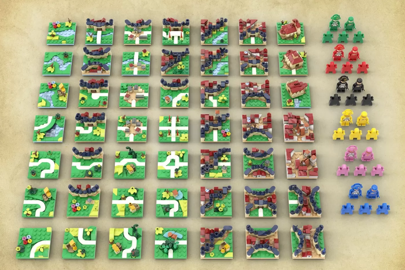 Carcassonne LEGO® Ideas - Medieval Tile Game Meets Brick-Built Brilliance — carcassonne legor ideas medieval tile game mee…