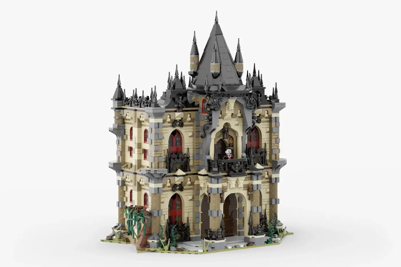 Castle Dracula - A Gothic LEGO® Masterpiece Earns 10,000 Supporters (10000) — castle dracula gothic legor masterpiece earn…