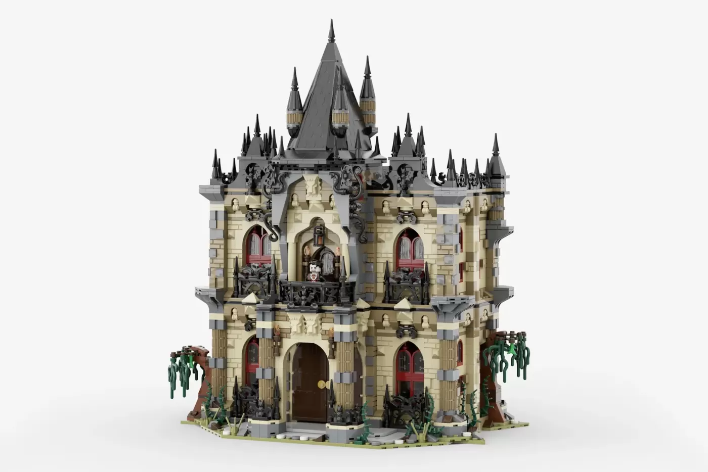Castle Dracula - A Gothic LEGO® Masterpiece Earns 10,000 Supporters (10000) — brick.news