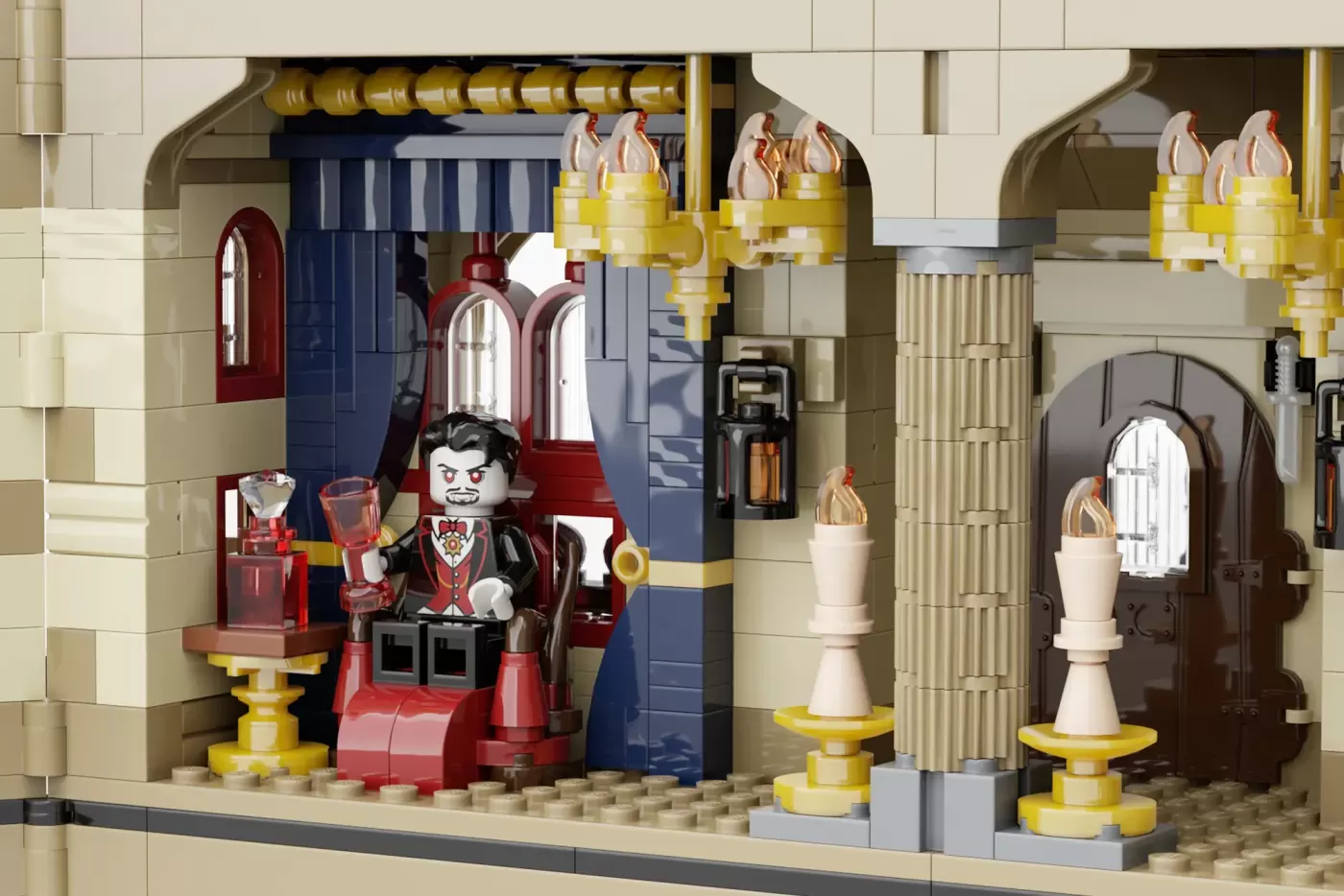 Castle Dracula - A Gothic LEGO® Masterpiece Earns 10,000 Supporters (10000) — castle dracula gothic legor masterpiece earn…
