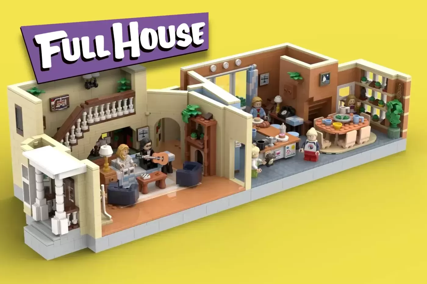 Full House LEGO® Ideas Set Achieves 10,000 Supporters with Iconic Tanner Family Home