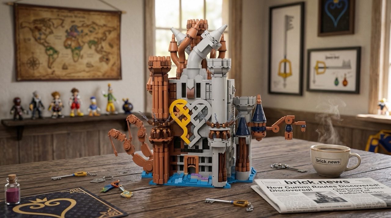 Kingdom Hearts Hollow Bastion Reaches 10,000 Supporters on LEGO® Ideas