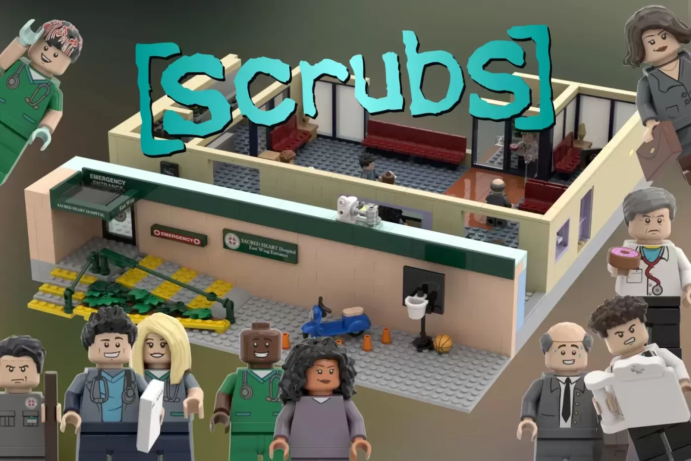 Scrubs Sacred Heart Hospital - A Comédia Médica em LEGO® que Todos Esperávamos