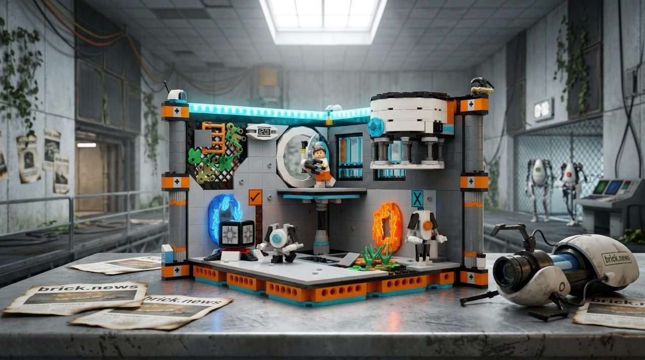 Portal 2 Test Chamber Creator: câmaras de teste modulares no LEGO® Ideas