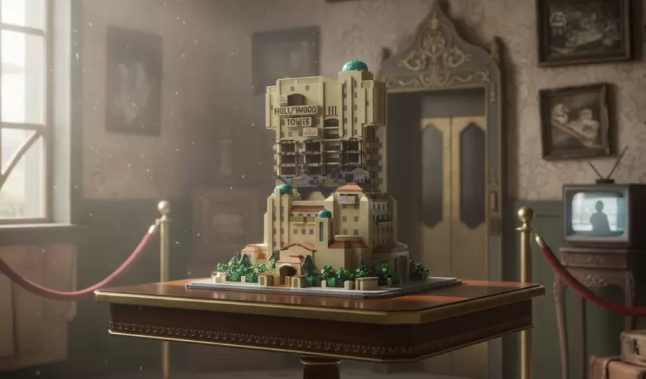 Step Inside LEGO® Twilight Zone Tower of Terror Mini Model