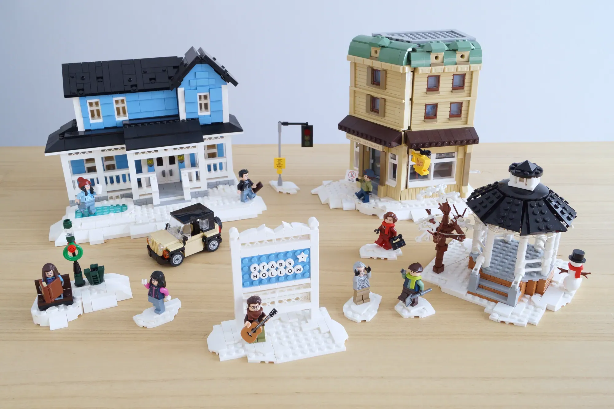 Gilmore Girls chega ao LEGO® Ideas - Stars Hollow com o Luke's Diner e aquele candeeiro-macaco