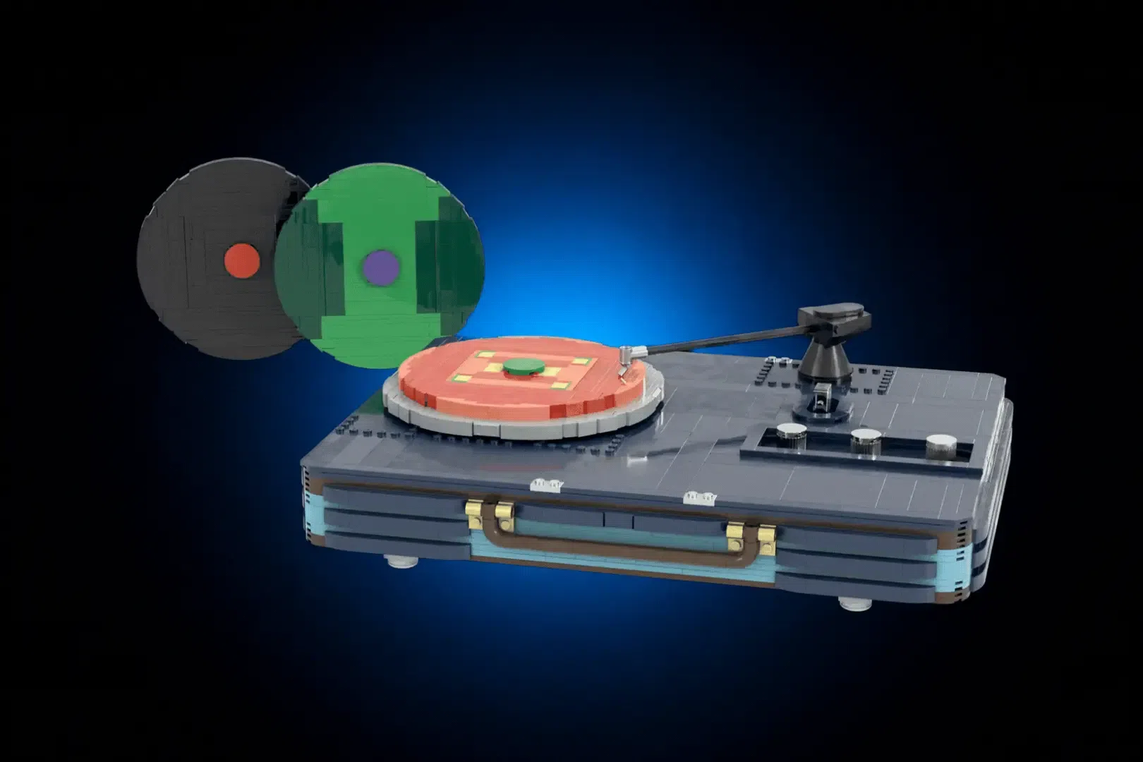 Gira-Discos em LEGO® Ideas Que Roda a Sério - e Toca Vinis com o Sistema Smart Brick