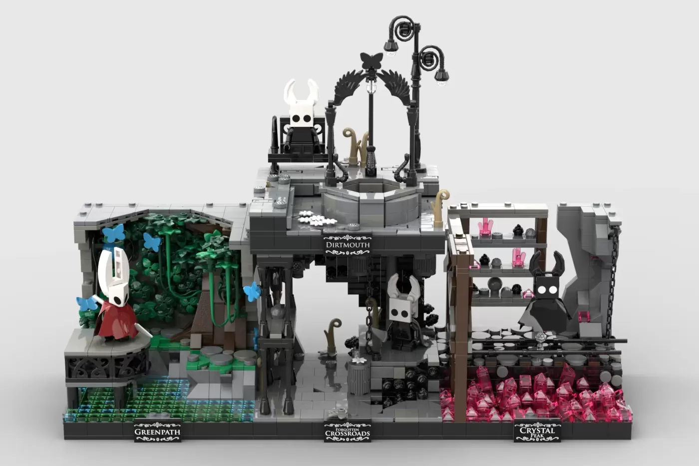 Hollow Knight Crashes LEGO® Ideas - 2,099 Bricks of Hallownest Hit 10,000 Supporters
