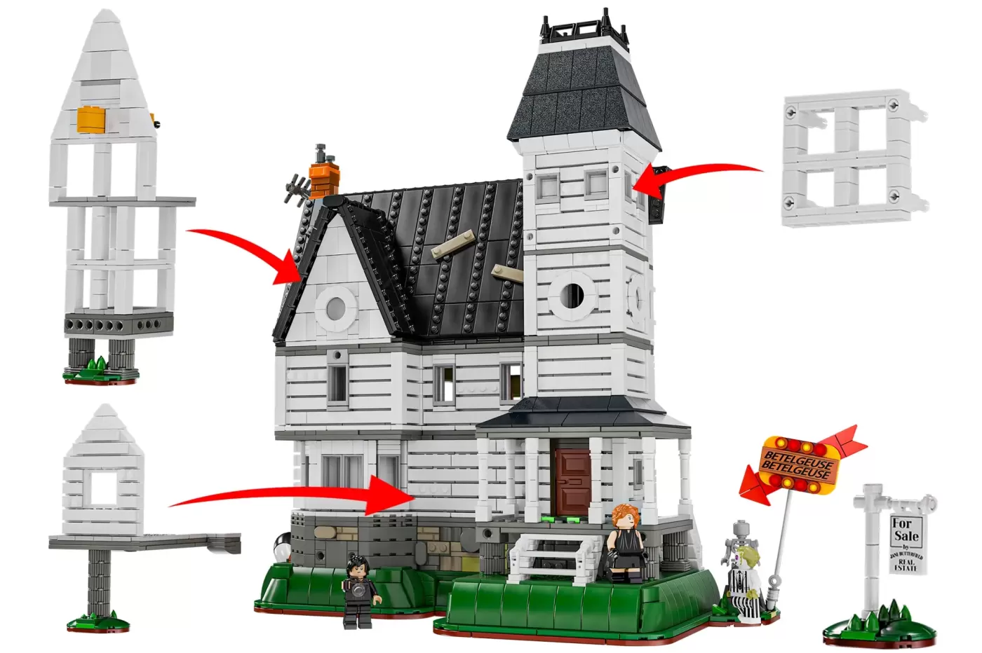 LEGO® Beetlejuice House Hits 10,000 Supporters on Ideas Platform (10000) — detail view