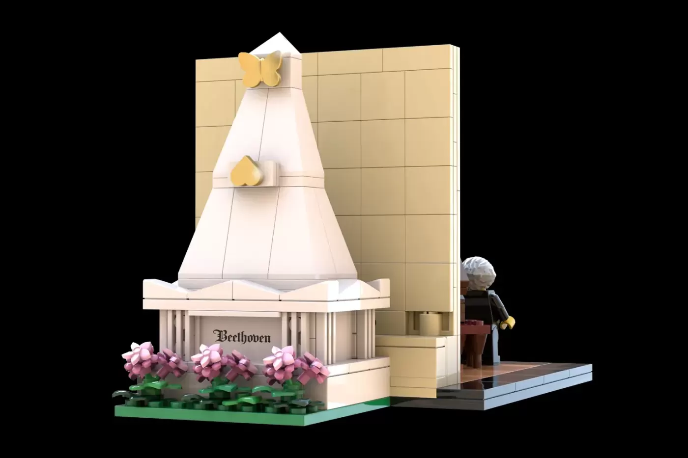LEGO® Ideas Beethoven Piano Set Celebrates 200th Anniversary with Musical Majesty — detail view