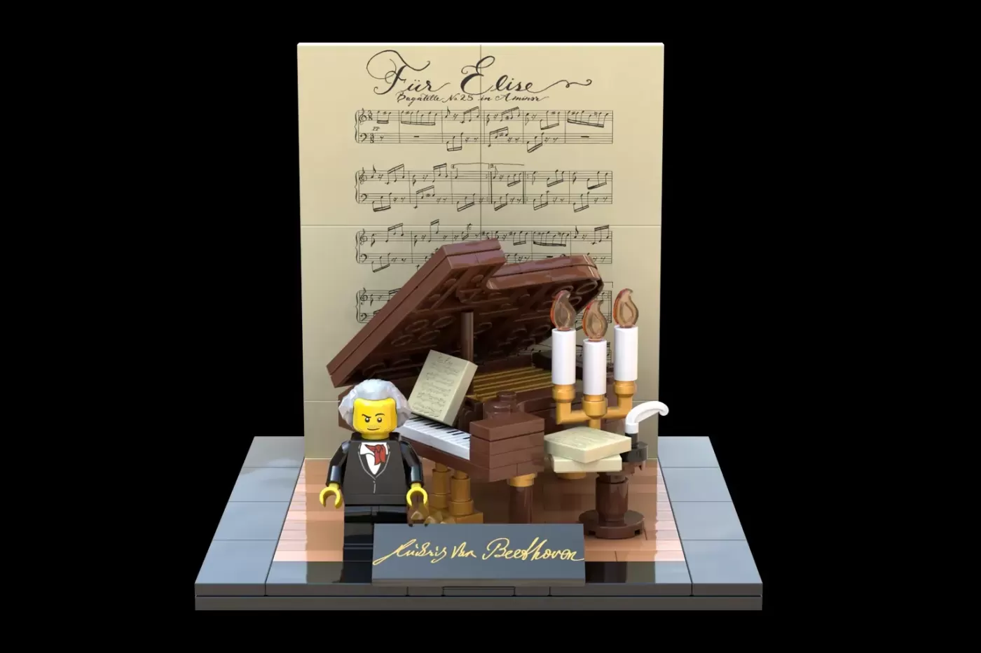 LEGO® Ideas Beethoven Piano Set Celebrates 200th Anniversary with Musical Majesty — brick.news