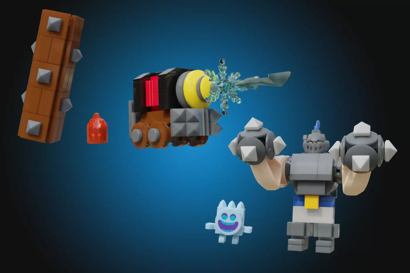 LEGO® Ideas Clash Royale Arena Set Reaches 10K Support and Enters Official Review ,  finished model