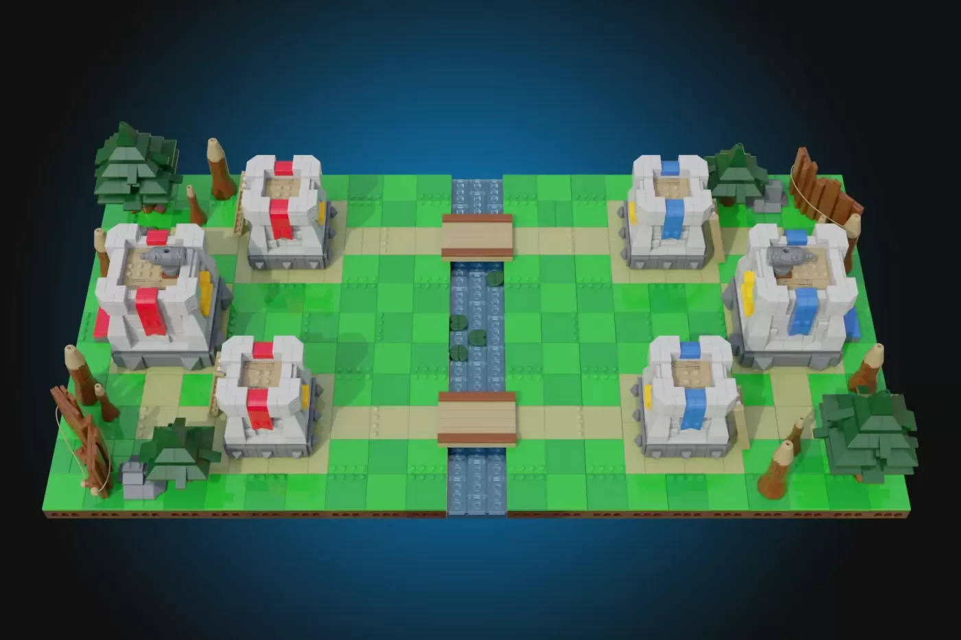 LEGO® Ideas Clash Royale Arena Set Reaches 10K Support and Enters Official Review ,  close-up