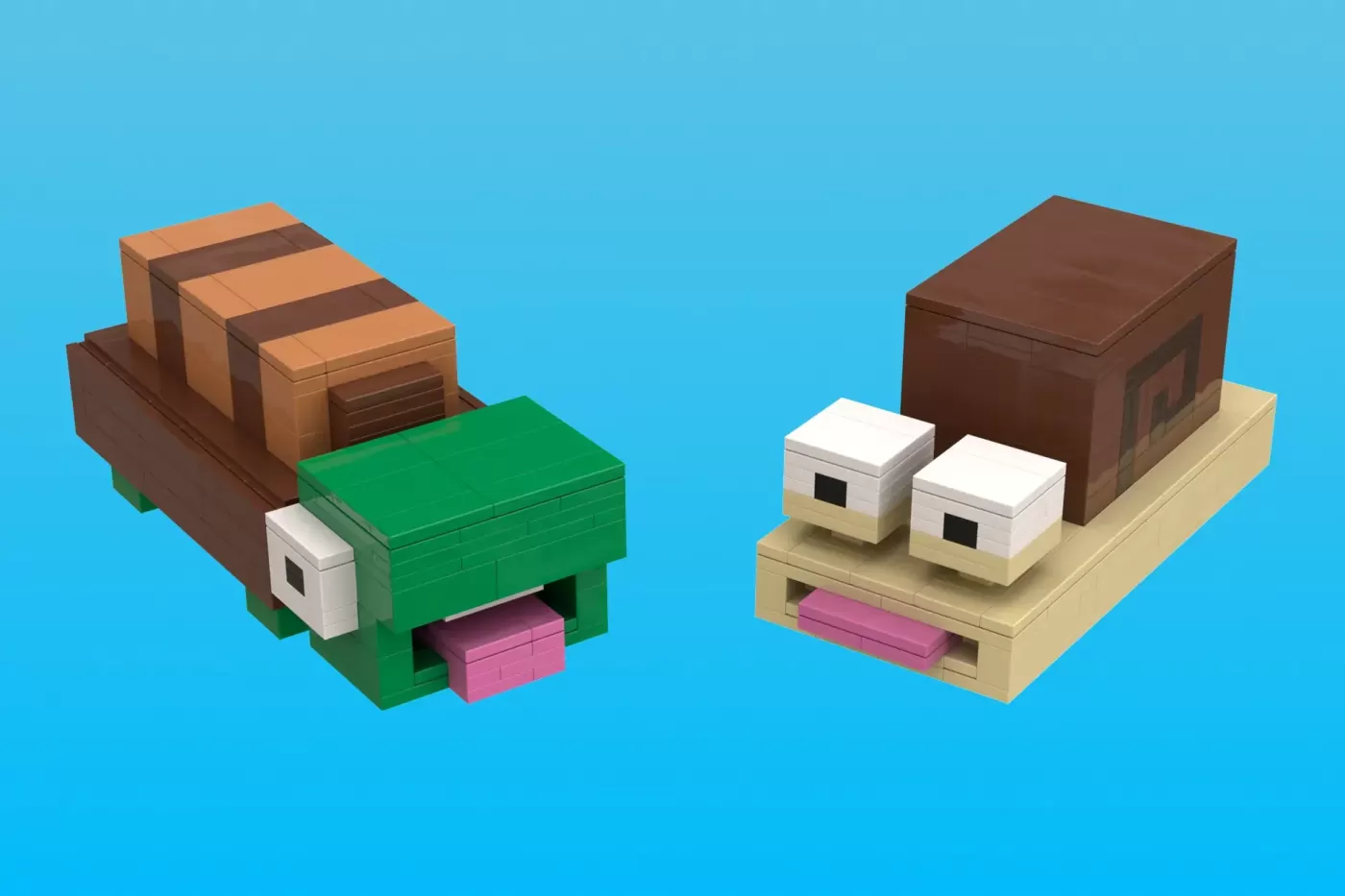 LEGO® Ideas Crossy Road Project Brings Pixel Perfect Gaming to Bricks — close-up