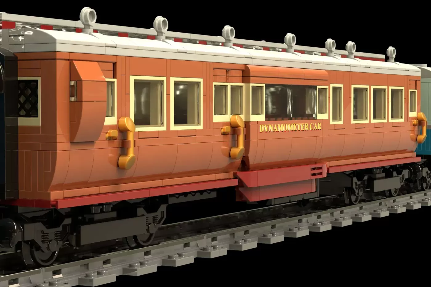 LEGO® Ideas Mallard Steam Train Project Reaches 10,000 Supporters (10000) — finished model
