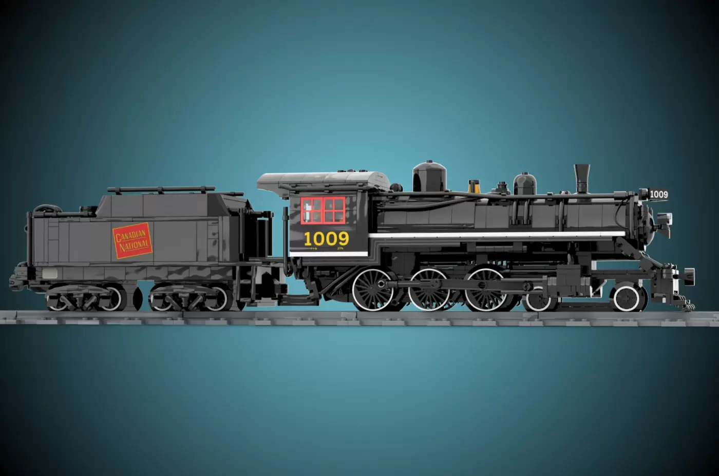 LEGO® Ideas Steam Train Canadian National 1009 Captures Historic Railway Magic — build progress