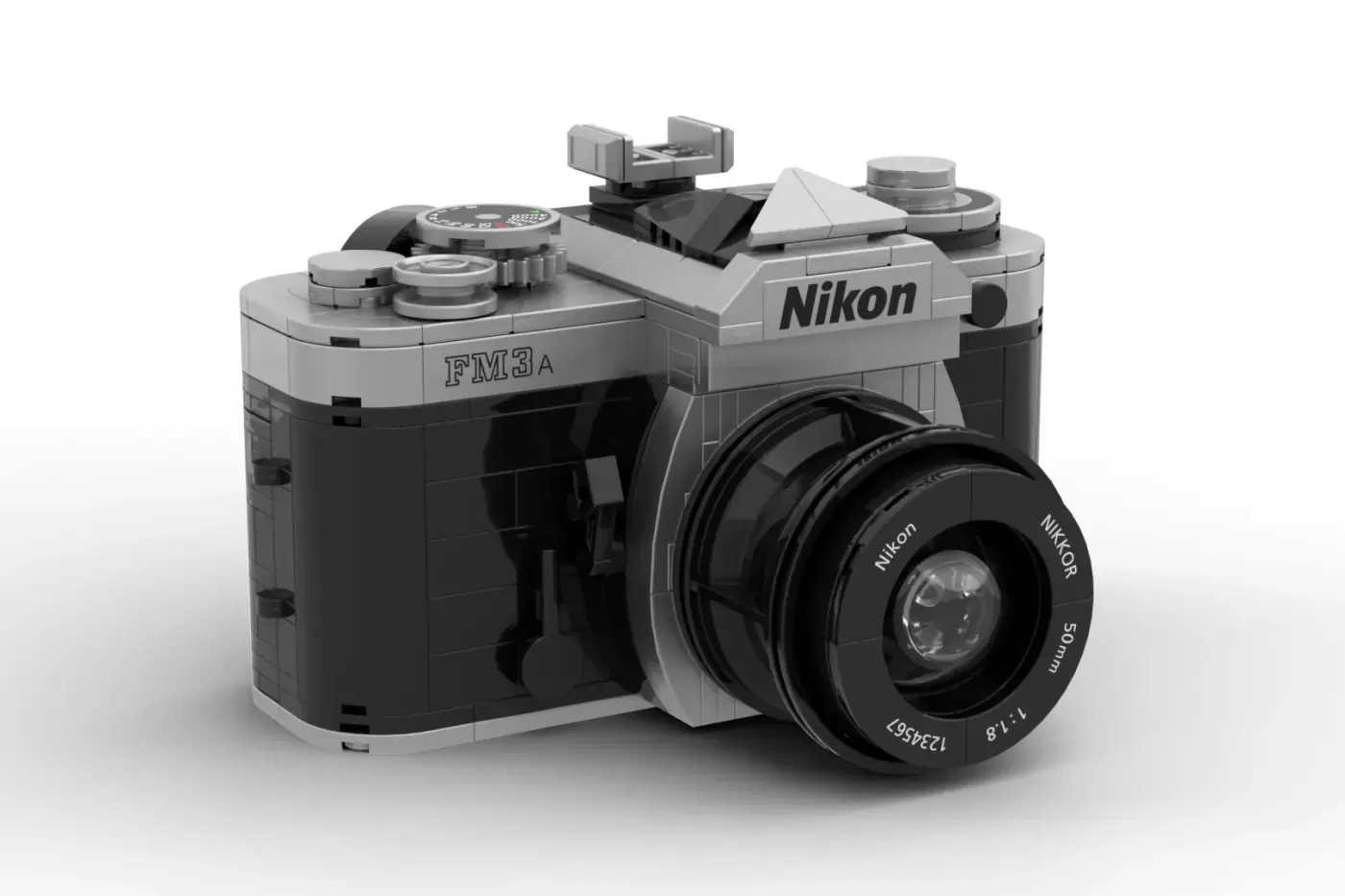 LEGO® Nikon Camera Idea Reaches 10,000 Supporters - Film Photography Gets the Brick Treatment (10000) , detail view