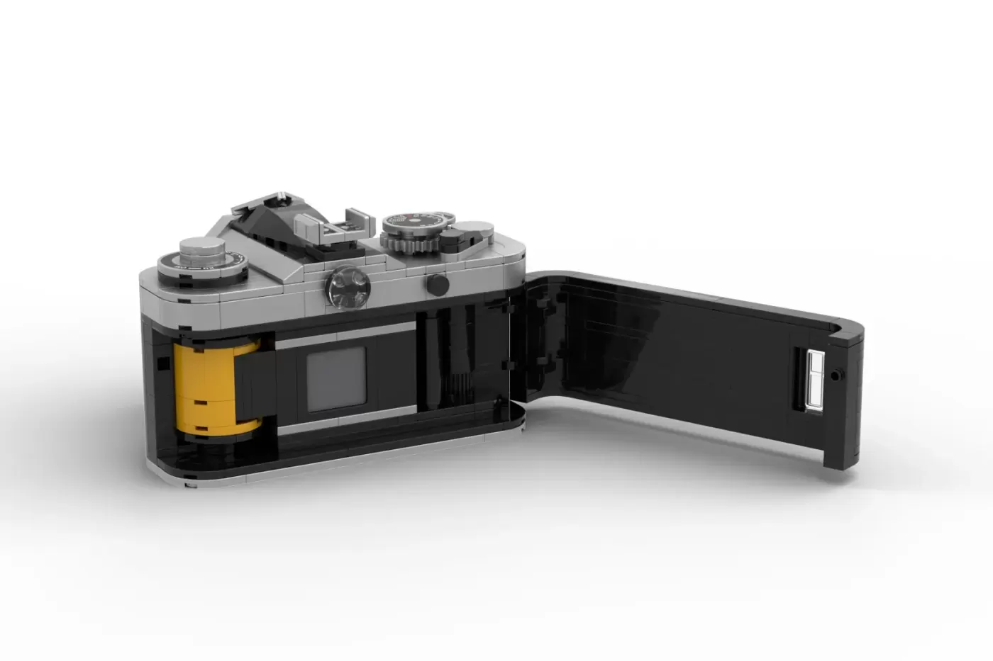 LEGO® Nikon Camera Idea Reaches 10,000 Supporters - Film Photography Gets the Brick Treatment (10000) , side view