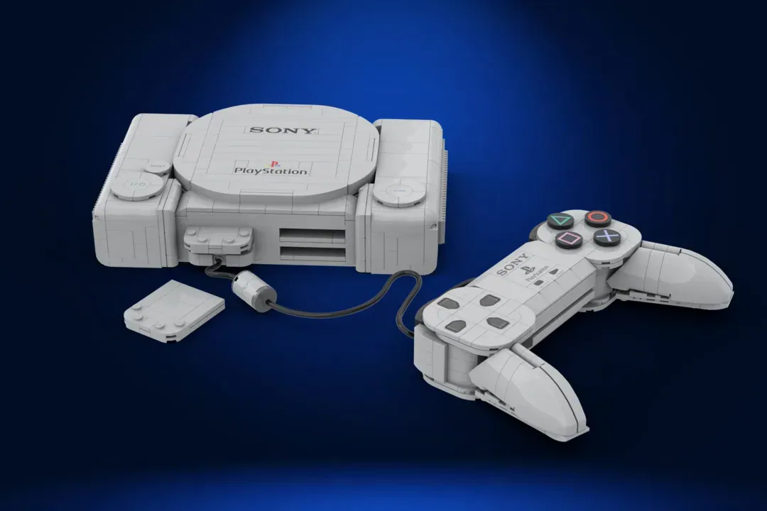 LEGO® PlayStation 1 Console Hits 10K Support on Ideas Platform , build progress
