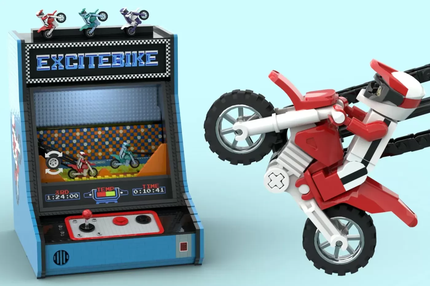 LEGO® Excitebike Arcade - Rev Your Engines for 10,000 Supporters (10000) , brick.news
