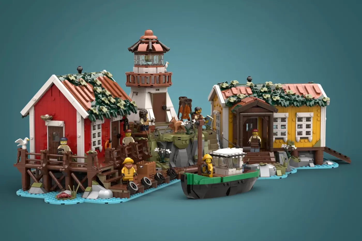 LEGO® Ideas Northern Fishing Village Captura o Encanto Nórdico com mais de 10.000 Apoiantes